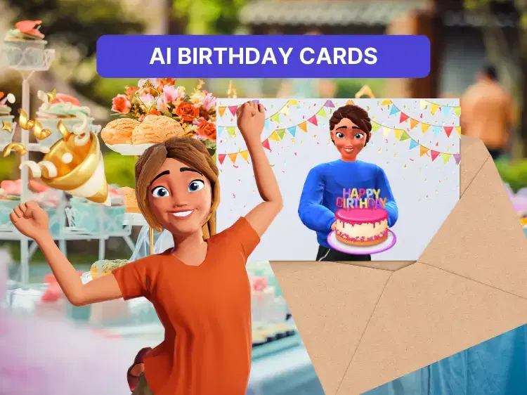 Celebrate special occasions with digital invitations, engaging AI-powered AI Animation videos and use our 3D video editor tool to design engaging videos.