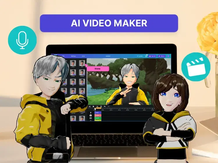 AI Animation Video Maker tools can help you make engaging videos with easy animation software available in your online browser, it's easy to get started.