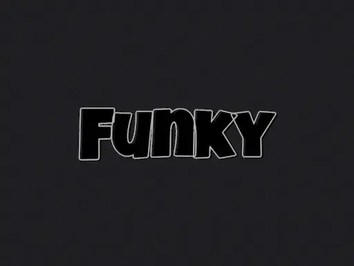Funky font Cool text effects with a 3D look inside the Krikey AI Video editor and Animation Maker tool.