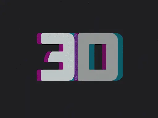 3D block font style text generator in Krikey AI Animation Video Editor for 3D animation cartoon characters tool -- add your own text effects easily.